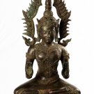 Antique Thai Style Bronze Phitsanulok Chinnarat Buddha Statue - 105cm / 42"