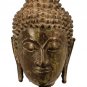 Antique 18th Century Sukhothai Mounted Bronze Buddha Head - 25cm/10"