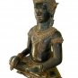 Antique Khmer Style Bronze Enlightenment Angkor Wat Buddha Statue - 52cm/21"
