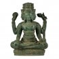 Antique Khmer Style Bronze Brahma - Hindu God Creation - 44cm/18"