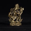 Ganesha Statue -Thailand Brass Standing Ganesha -Remover of Obstacle-6.5cm/2.5"