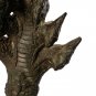 Naga Statue - Antique Khmer Style Bronze Protection Naga Statue - 27cm/11"