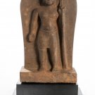 Antique Khmer Style Phnom Da Stone Stele - Vishnu Statue - 51cm/20"