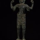 19th Century Antique Bronze Vishnu Statue - Protector & Preserver - 53cm/21"