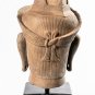 Antique Banteay Srei Style Khmer Mounted Stone Buddha Head Statue - 52cm/21"