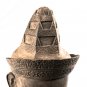 Antique Banteay Srei Style Khmer Mounted Stone Buddha Head Statue - 52cm/21"