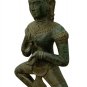 Antique Khmer Style Standing Bronze Bayon Apsara or Angel Statue - 58cm/23"