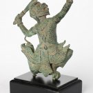 Antique Khmer Style Hindu God Hanuman Statue - 26cm/10" Tall