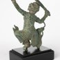 Antique Khmer Style Hindu God Hanuman Statue - 26cm/10" Tall