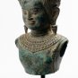 Antique Khmer Style Unusual Mounted Bronze Shiva Statue - 34cm/14"