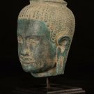 19th Century Antique Indian Lakshmi / Devi Consort of Vishnu Head - 26cm/10"