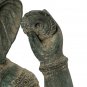 Antique Angkor Wat Style Khmer Seated Bronze Ganesha Statue - 40cm/16"