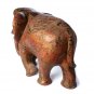 Antique Khmer Style Standing Wood Elephant Statue - 41cm/16" Tall