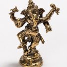 Ganesha Statue -Thailand Brass Standing Ganesh -Remover of Obstacle - 5.5cm/2"