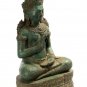 Antique Burmese Style Royal Shan Bronze Teaching Buddha Statue - 44cm/18"