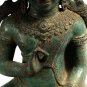 Antique Burmese Style Royal Shan Bronze Teaching Buddha Statue - 44cm/18"