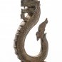 Antique Thai Style Bronze Protective Naga, Snake or Serpent Statue - 30cm/12"