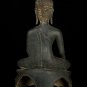 Antique 19th Century Seated Ayutthaya Enlightenment Buddha Statue - 33cm/13"