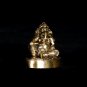 Ganesha Statue -Thailand Brass Seated Ganesha - Remover of Obstacle - 4cm/1.5"