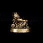 Ganesha Statue -Thailand Brass Seated Ganesha - Remover of Obstacle - 4cm/1.5"