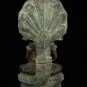 Antique Lopburi Style Bronze Meditating Naga Buddha Statue - 48cm/19"