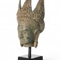 Antique Khmer Style Bronze Apsara or Angel Torso Statue - 37cm/15"