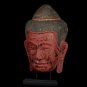 Antique Khmer Style SE Asia Wood Enlightenment Buddha Statue - 42cm/17"