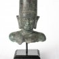 Antique Khmer Style Bronze Vishnu Torso Statue - Protector & Preserver -27cm/11"