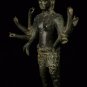 19th Century Antique 8 Arm Vishnu Statue - Protector & Preserver - 35cm/14"