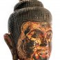 Antique Khmer Style SE Asia Wood Enlightenment Buddha Statue - 62cm/25"
