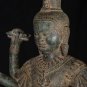 Antique Khmer Style Bronze Bayon Style Lokeshvara Statue - 69cm/28"