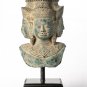 Brahma Statue - Antique Khmer Style Bronze Brahma - Hindu God Creation - 32cm/13