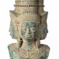 Brahma Statue - Antique Khmer Style Bronze Brahma - Hindu God Creation - 32cm/13