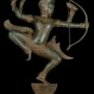 Antique Khmer Style Bronze Archer Vishnu Statue with Sharanga (Bow) - 48cm/19"
