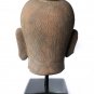 Antique Khmer Style Mounted Stone Jayavarman VII Head - 42cm/17"