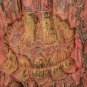 Antique Thai Style Wood Standing Protection Monday Buddha Panel - 110cm/43.25"