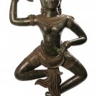 Antique Khmer Style Baphuon Bronze Dancing Apsara or Angel Statue - 81cm/32"