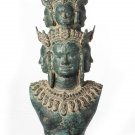 Antique Baphuon Style Bronze Hevajra Statue - 63cm/25" Tall