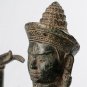 Antique Khmer Style Bronze Standing Apsara or Angel Statue - 49cm/20"