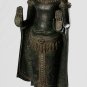 Antique Khmer Style Bronze Angkor Wat Protection Buddha Statue - 103cm/41"