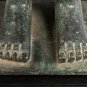 Antique Khmer Style Bronze Angkor Wat Protection Buddha Statue - 103cm/41"