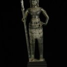Antique Khmer Style Bronze Standing Angkor Wat style Shiva with Spear -93cm/37"