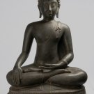 Buddha - 18th Century Antique Chiang Saen Enlightenment Buddha Statue - 82cm/33"