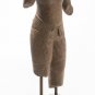 Antique Baphuon Style Mounted Khmer Sandstone Vishnu (probably) Torso - 56cm/22"