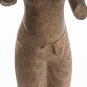 Antique Baphuon Style Mounted Khmer Sandstone Vishnu (probably) Torso - 56cm/22"