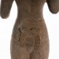 Antique Baphuon Style Mounted Khmer Sandstone Vishnu (probably) Torso - 56cm/22"