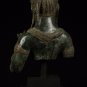 Antique Khmer Style Bronze Banteay Srei Apsara Torso or Angel Statue - 32cm/13"