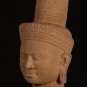 Antique Bakheng Style Khmer Stone Shiva Head Statue - The Destroyer - 35cm/14"