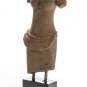 Antique Khmer Angkor Wat Style Stone Lakshmi Torso (probably) - 45cm/18"
