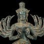 Antique Khmer Style Bronze Ardhaparyanka Shiva - 10 Arms - 51cm/20"